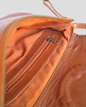 Lingkar anyam sling bag by Nam Leather Bali