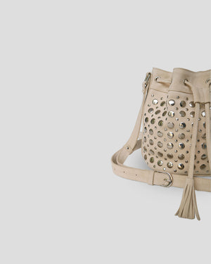 Trendy Bucket Sling Bag by Nam Leather Bali