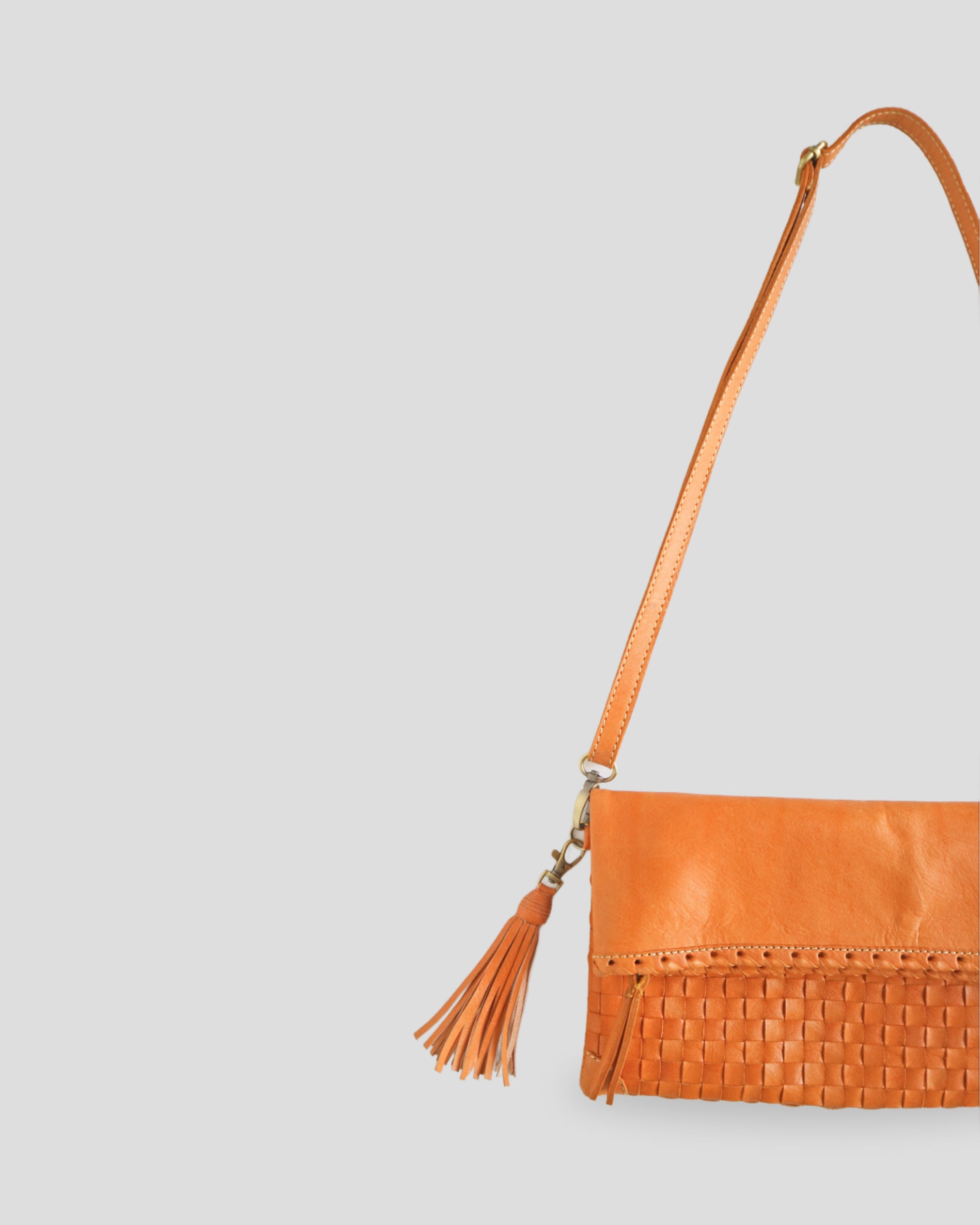 Stiching sling bag by Nam Leather Bali