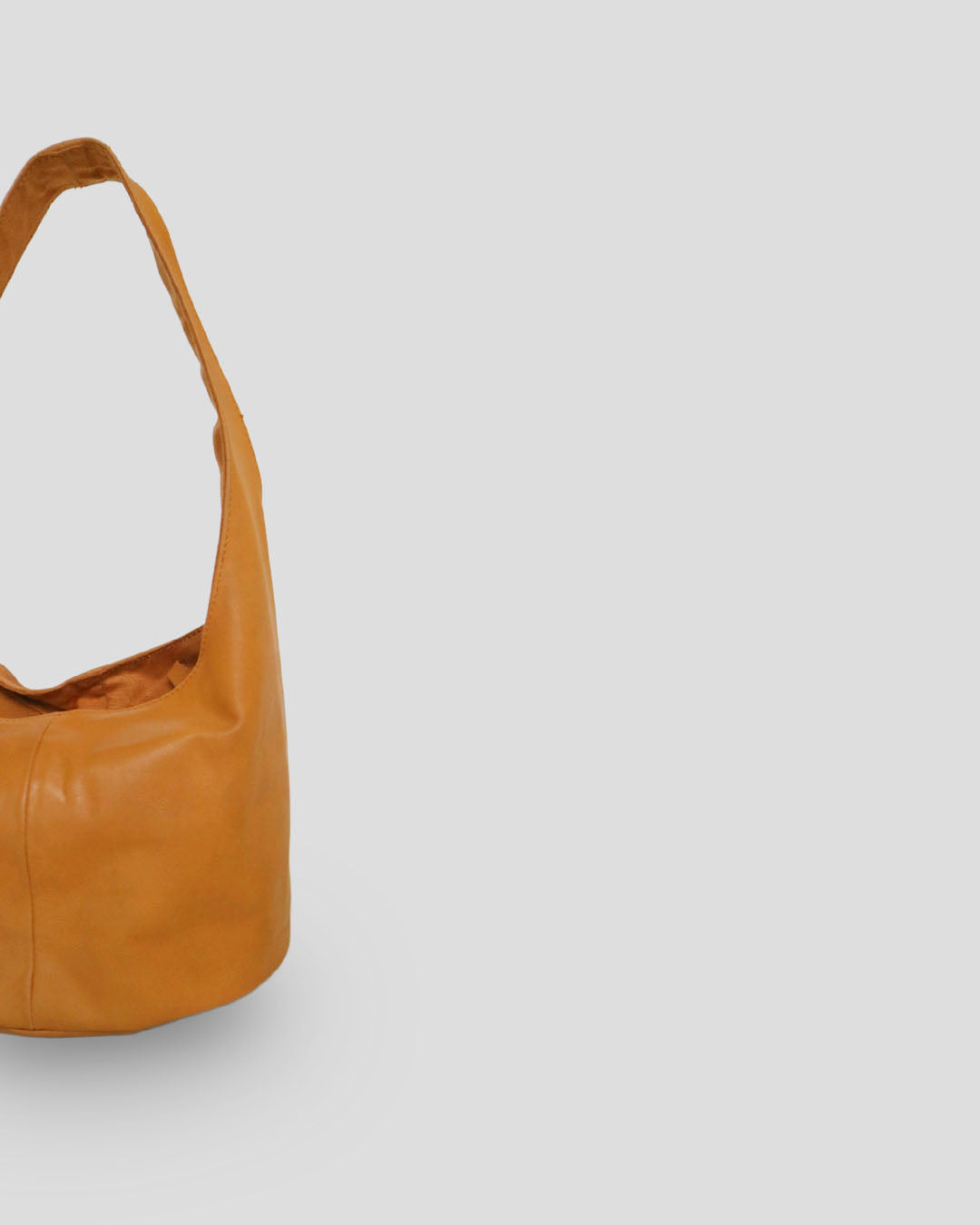 Natural Small Plain Bag By Nam Leather Bali