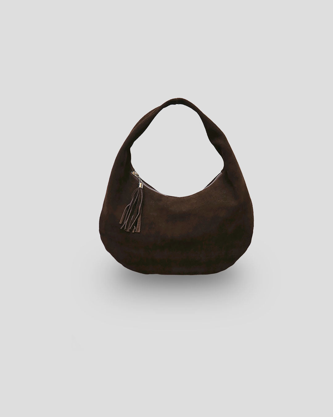 Nam Leather luxury suede bag with brown color