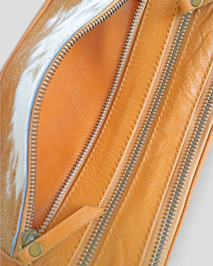 Natural G man sling bag by Nam Leather Bali