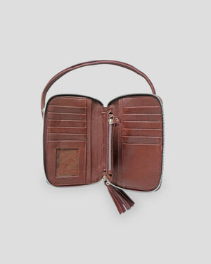 Carving Phone bag   by Nam Leather Bali