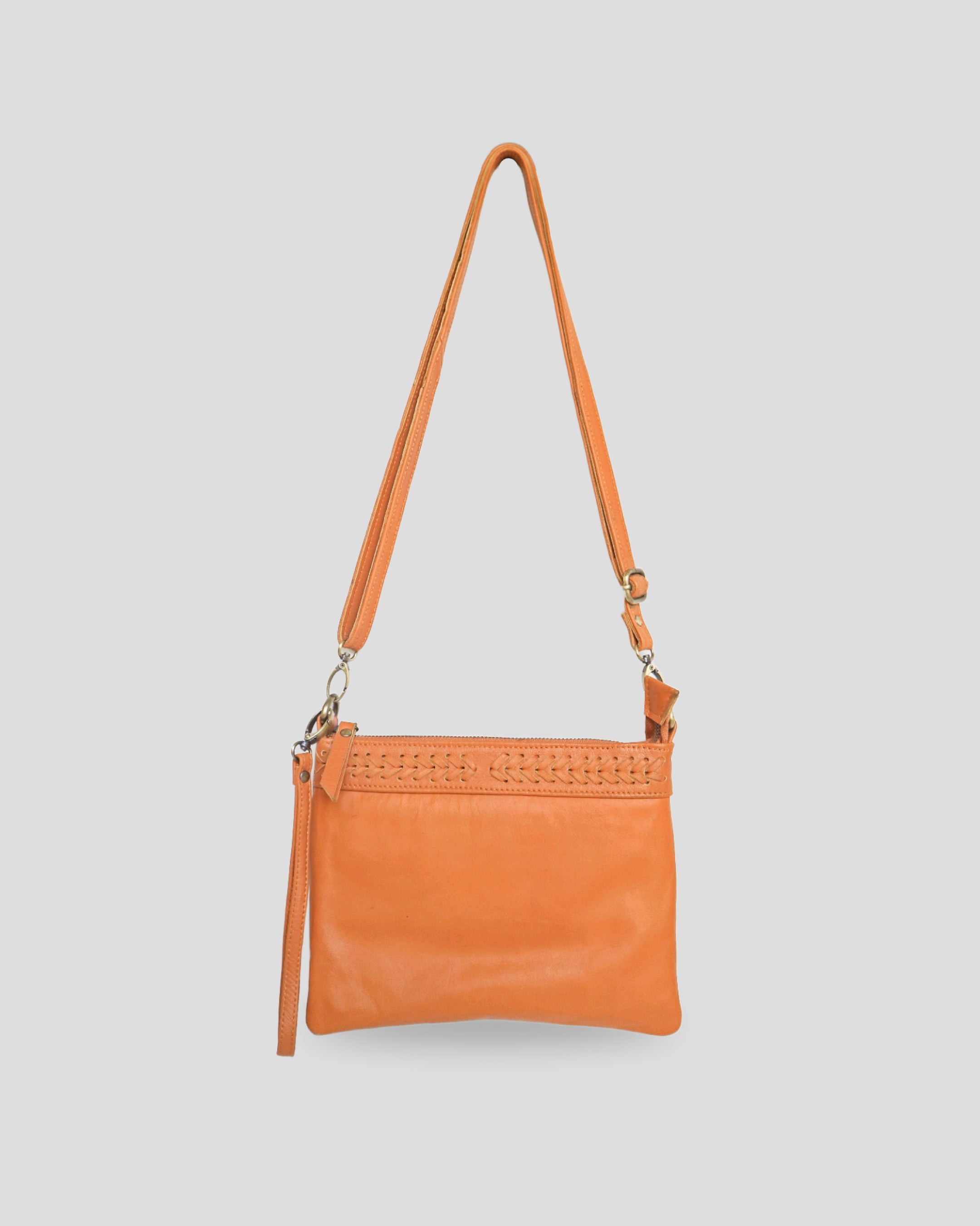 Kepang sling bag by Nam Leather Bali
