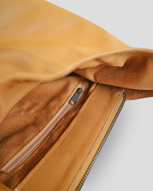 Natural Small Plain Bag By Nam Leather Bali