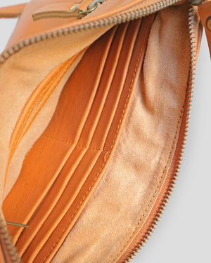 Kepang sling bag by Nam Leather Bali