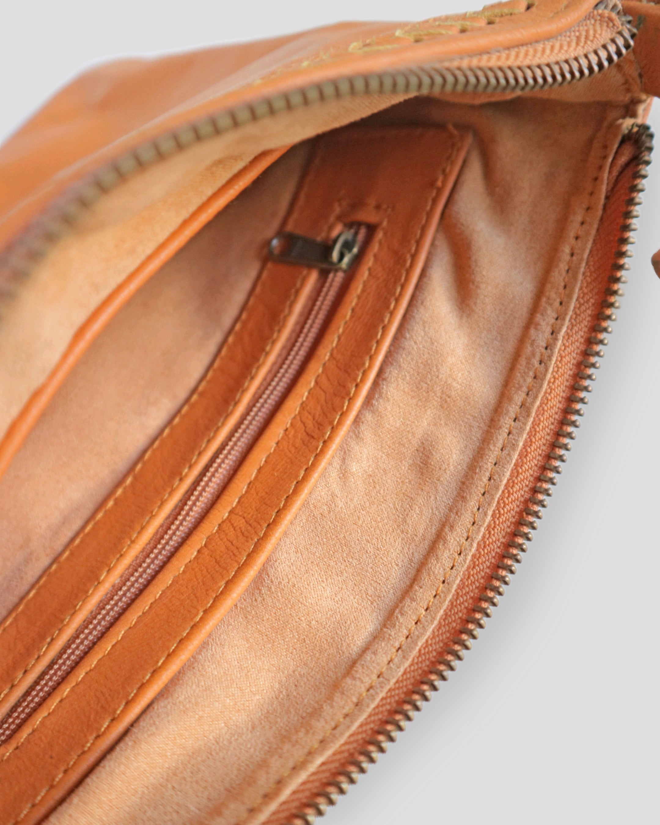 Kepang sling bag by Nam Leather Bali