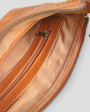 Kepang sling bag by Nam Leather Bali