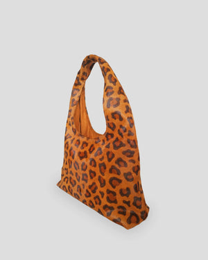Casual shoulder bag Germany animal print cowhide leather women leopard pattern unique