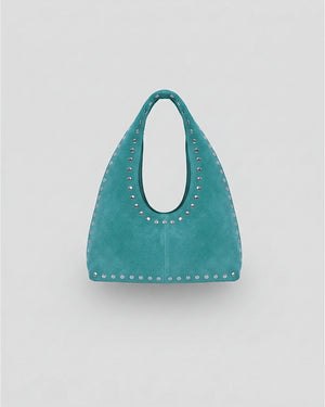 tiffany blue suede handbag