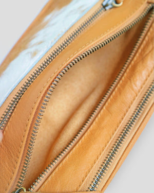 Natural G man sling bag by Nam Leather Bali